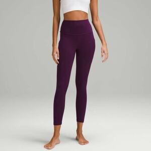 Lululemon Align High Rise Pant Side Pockets Dramatic Magenta Purple Size 4
